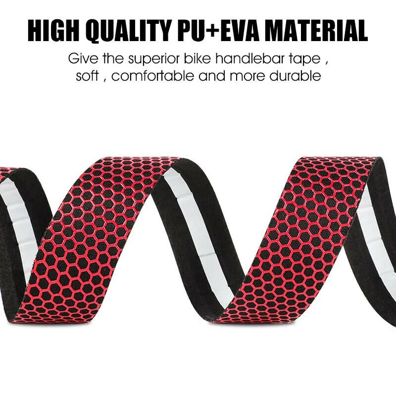 ESLNF Bike Handlebar Tape Silica Gel Road Bicycle Handle Bar Straps Breathable Anti-slip Cycling Racing Fixed Gear Belt