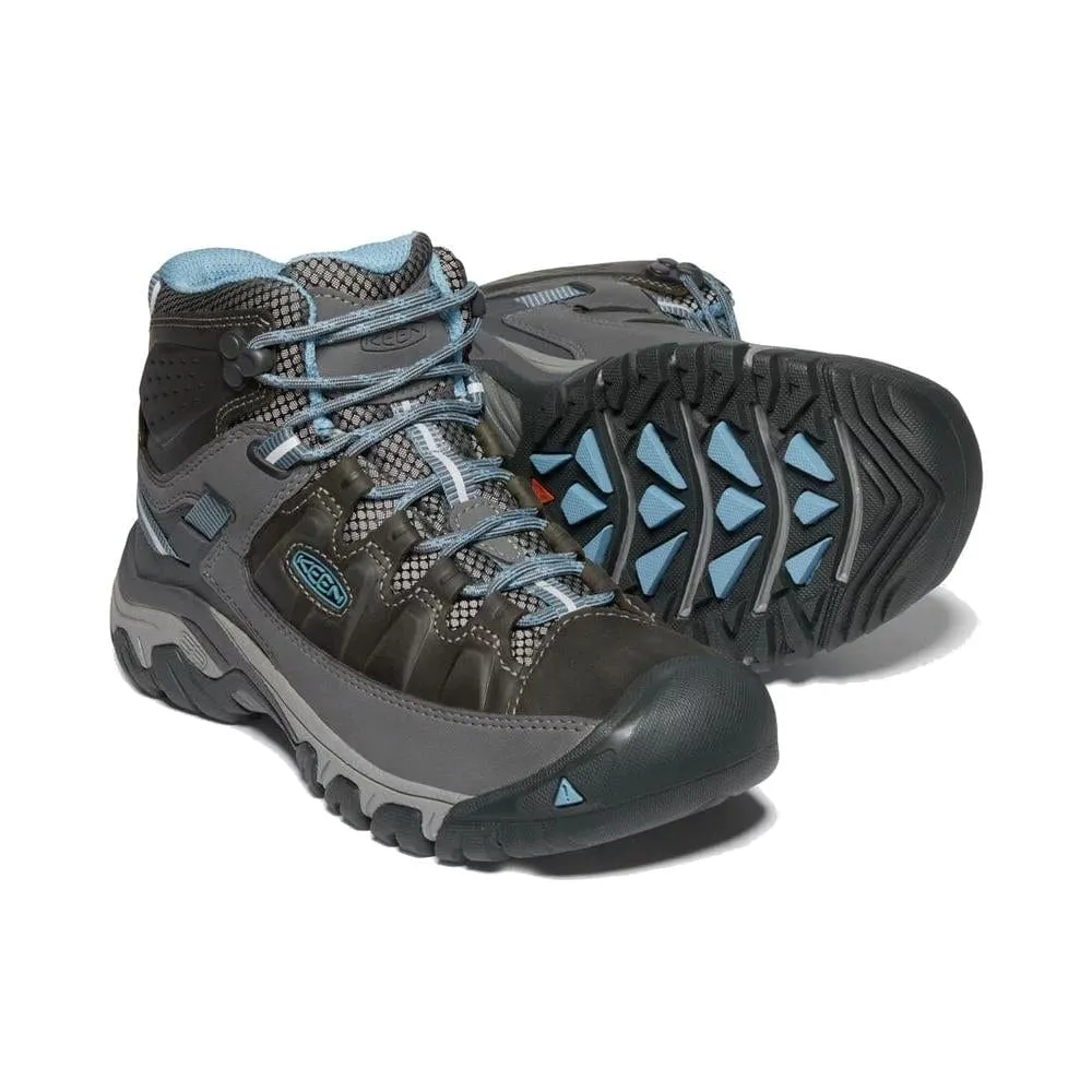 Keen Women's Targhee III Mid Waterproof Boots- Magnet/ Atlantic Blue