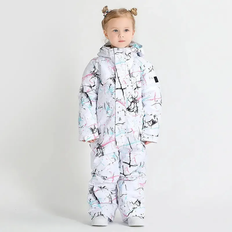 Kids One Piece Snow Suit for 3T-6T Toddler